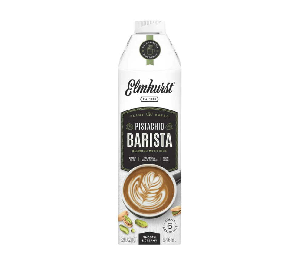 Barista Pistachio von Elmhurst kaufen | pflanzliche Baristamilch | Vegan & Laktosefrei | 3g Protein pro Portion | Europaweiter Versand | Jetzt bestellen!