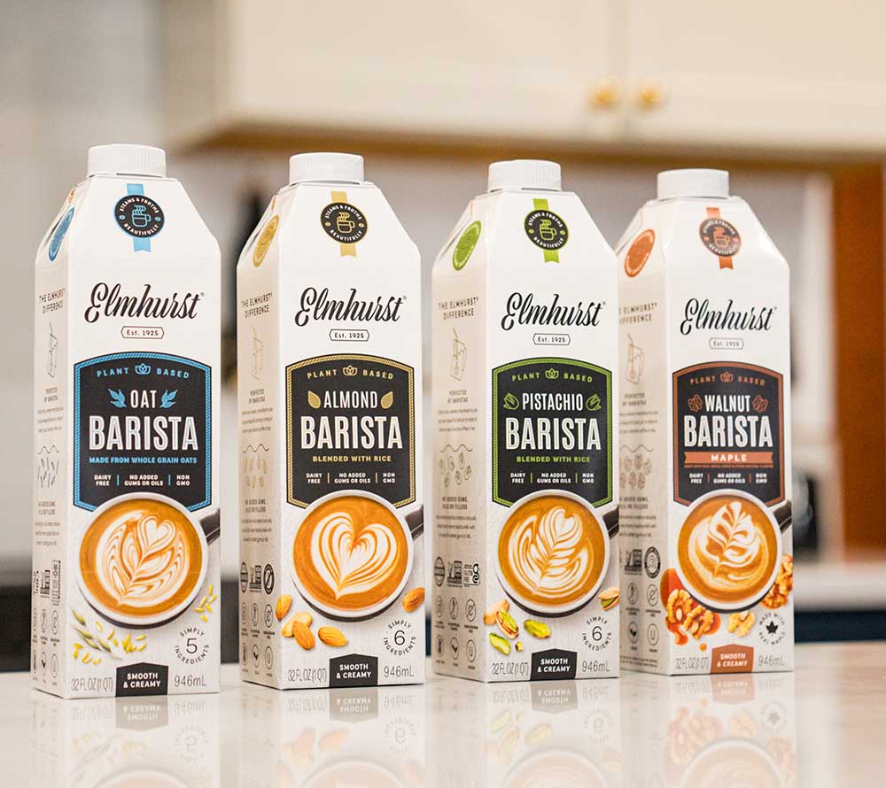 Barista Pistachio von Elmhurst kaufen | pflanzliche Baristamilch | Vegan & Laktosefrei | 3g Protein pro Portion | Europaweiter Versand | Jetzt bestellen!