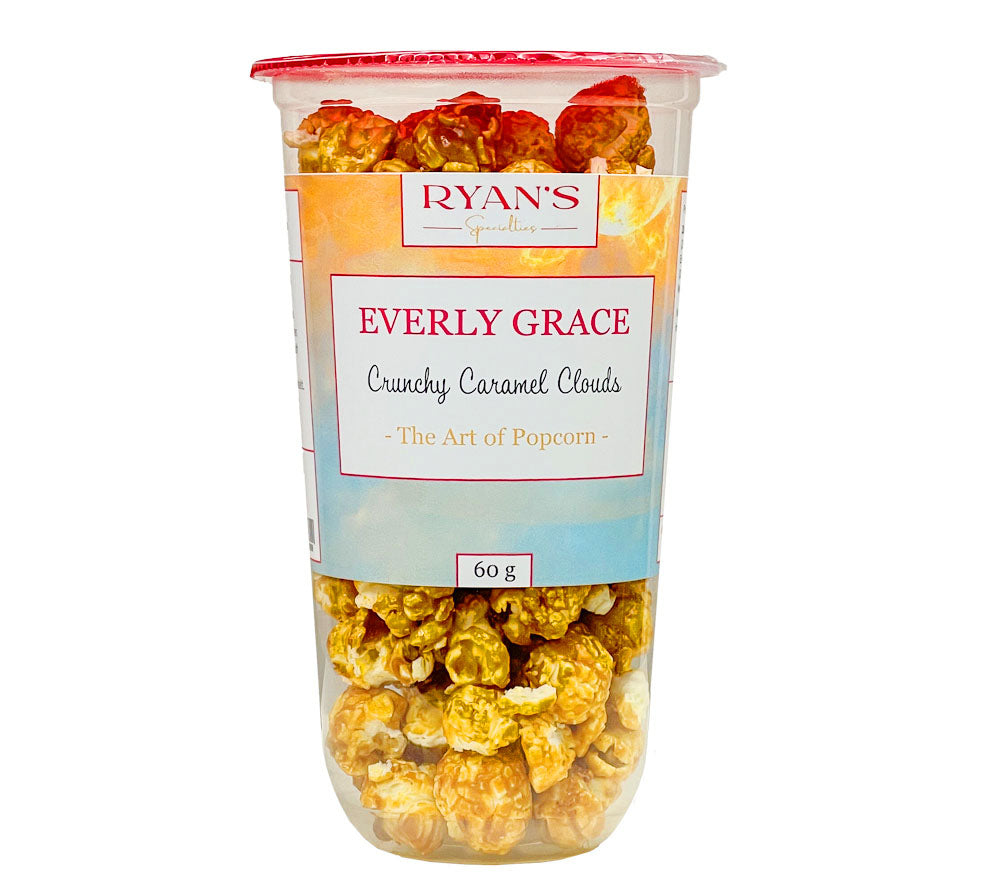 Everly Grace Popcorn Crunchy Caramel Clouds kaufen | Popcorn mit köstlicher Karamellschicht | Ideal für gemütliche Abende oder als Geschenk