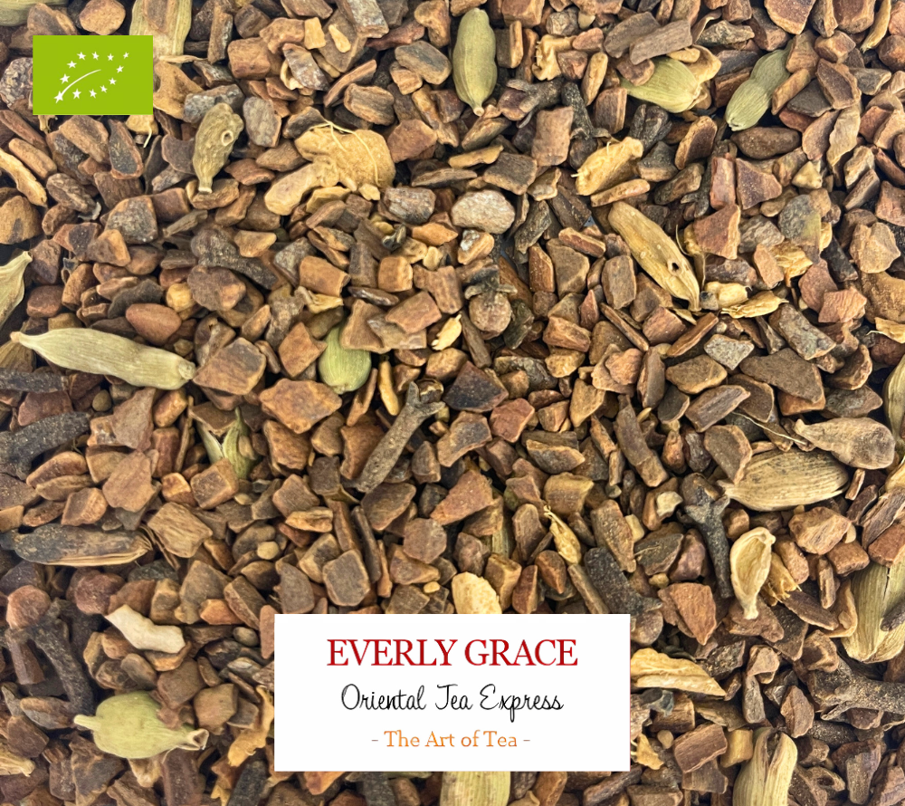 Oriental Tea Express Bio-Chai von Everly Grace | Ein Geschmackserlebnis wie im Orient Express | Bio-Chai-Mischung | rein biologische Zutaten