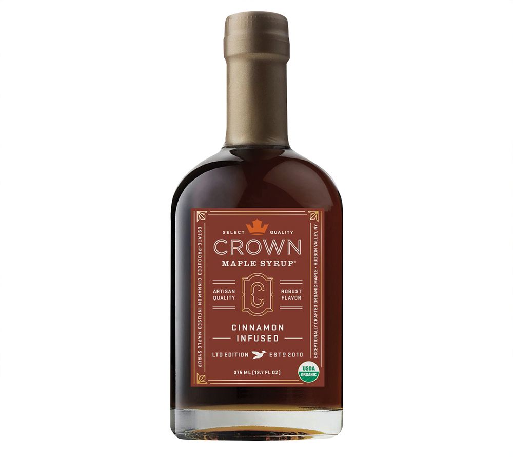 Crown Maple Cinnamon Infused Ahornsirup kaufen ☆ Bio-Qualität mit Zimt ☆ Für Pancakes, Waffeln und Desserts ☆ Mehr Sorten ☆ Jetzt probieren!
