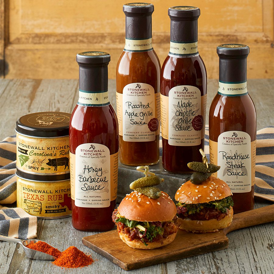 Honey Barbecue Sauce von Stonewall Kitchen kaufen | Bestseller | mild-würzige Sauce mit Tomaten, Honig | Als Grillsauce, für Fondue, zum Kochen