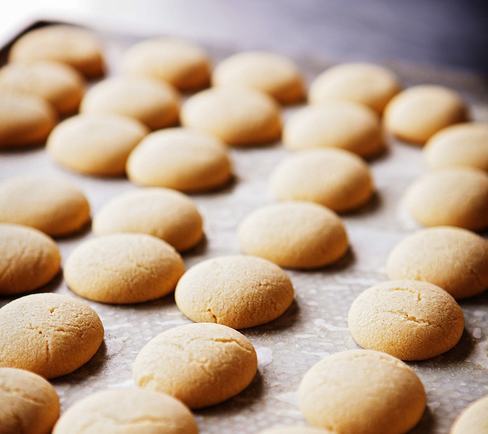 Grantham Gingerbread Cookies von Hawkens Gingerbread kaufen | köstliche-zarte, weiße Ingwerkekse ohne Sirup | Ideal zu Kaffee oder Tee
