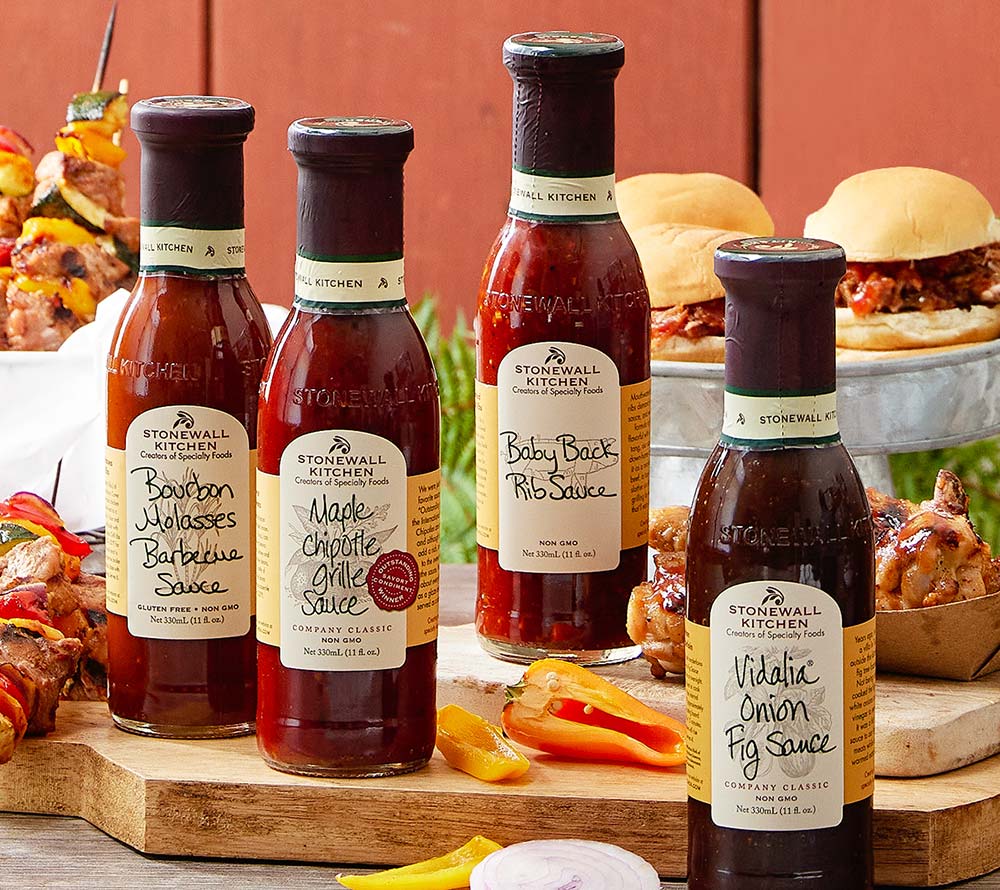 Baby Back Rib Sauce von Stonewall Kitchen kaufen | Bestseller | sanf-rauchig, mild-würzig | Perfekt für Rippchen und Hähnchenschenkel