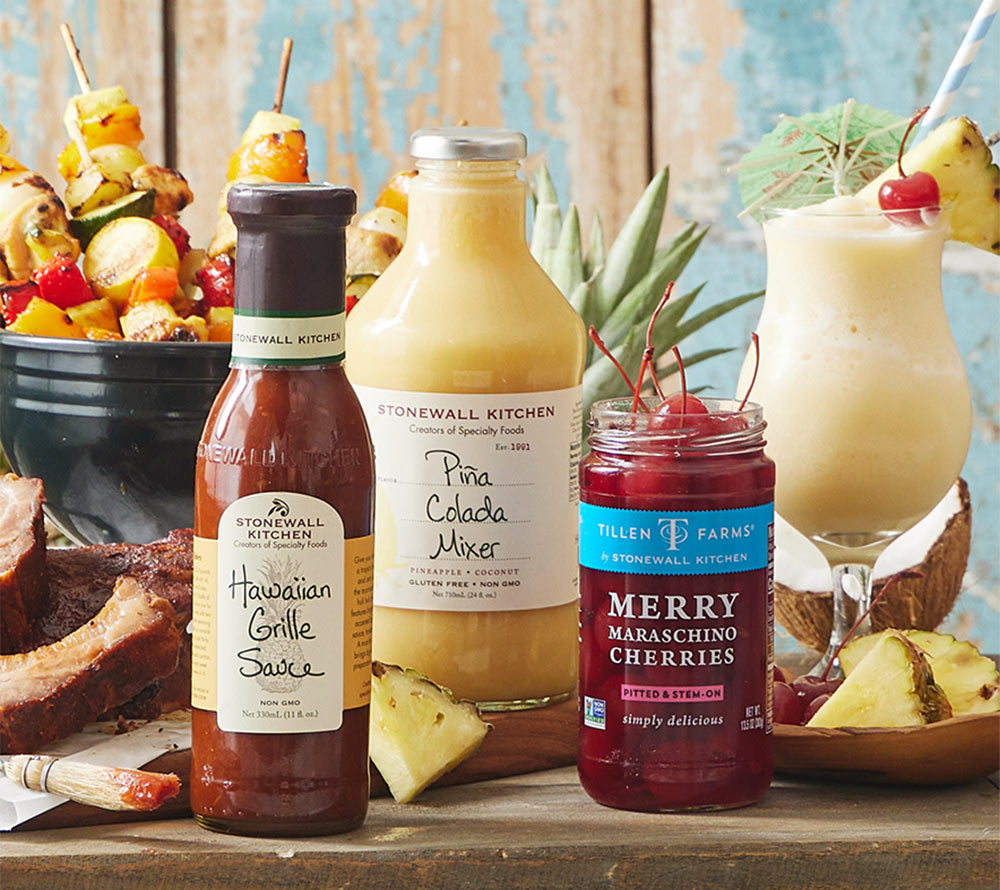 Hawaiian Grille Sauce von Stonewall Kitchen kaufen | Tropisch-exotisch mit Ananas, leicht pikant | Perfekt für Schweinefleisch oder Geflügel
