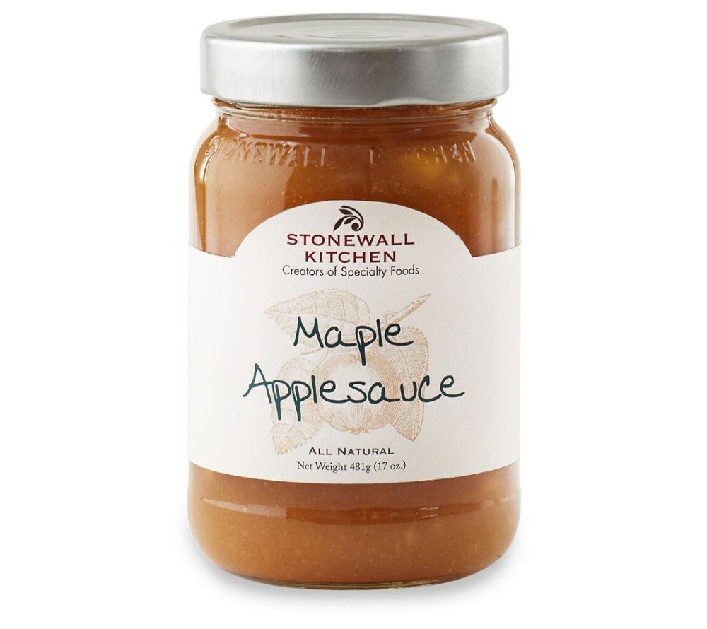 Maple Applesauce von Stonewall Kitchen kaufen | Einzigartige Apfelsauce mit Ahornsirup | Perfekt für herzhafte Gerichte, als Topping für Pancakes