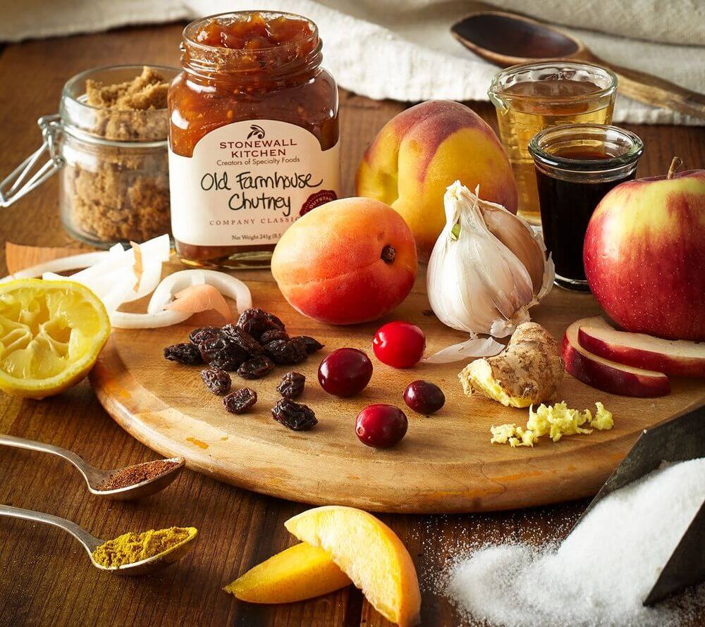 Old Farmhouse Chutney von Stonewall Kitchen kaufen | Chutney-Klassiker | süß, leichte Säure | Perfekt zu Fleisch, Fisch, indischen Reisgerichten