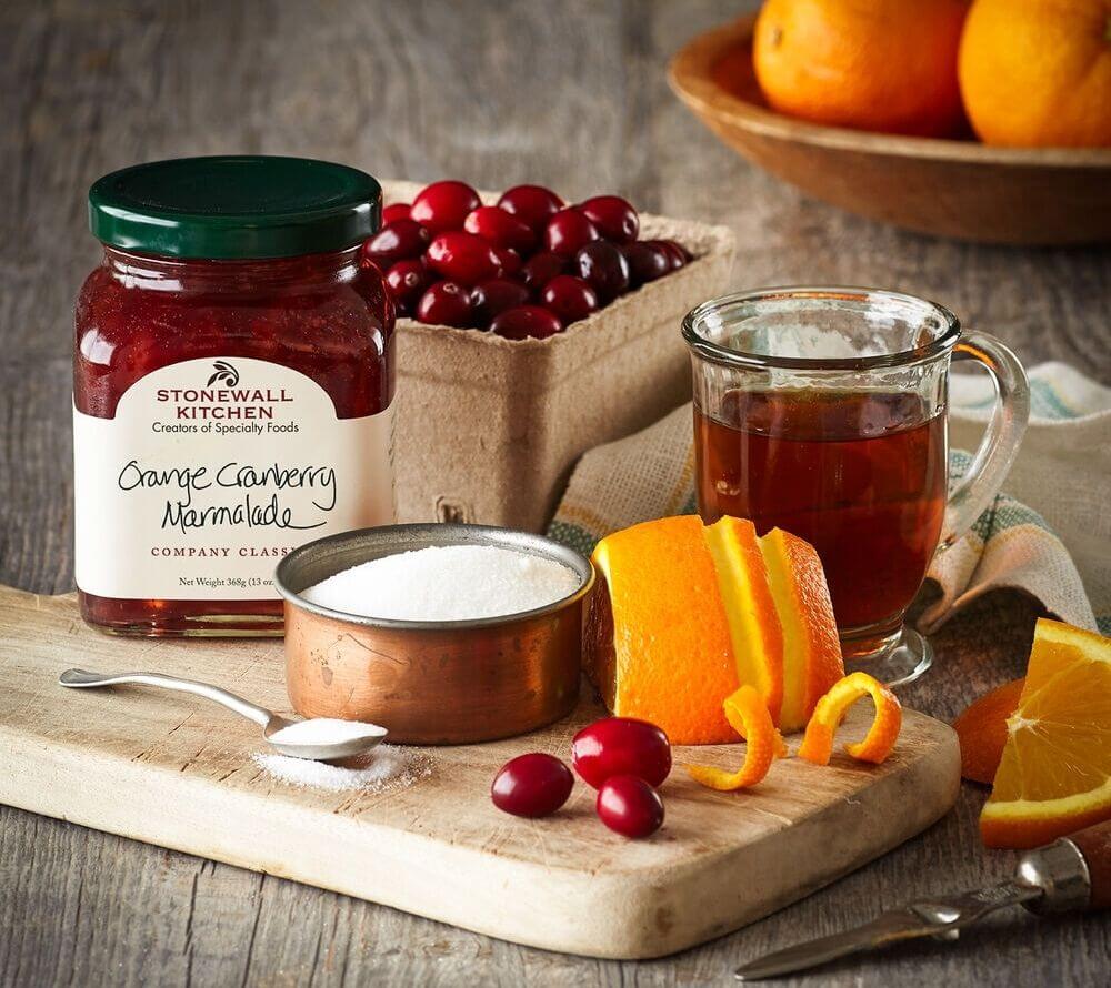 Orange Cranberry Marmalade von Stonewall Kitchen kaufen | fruchtiger, säuerlich-herber Geschmack | Egal ob für Toast, Croissant oder Pancakes