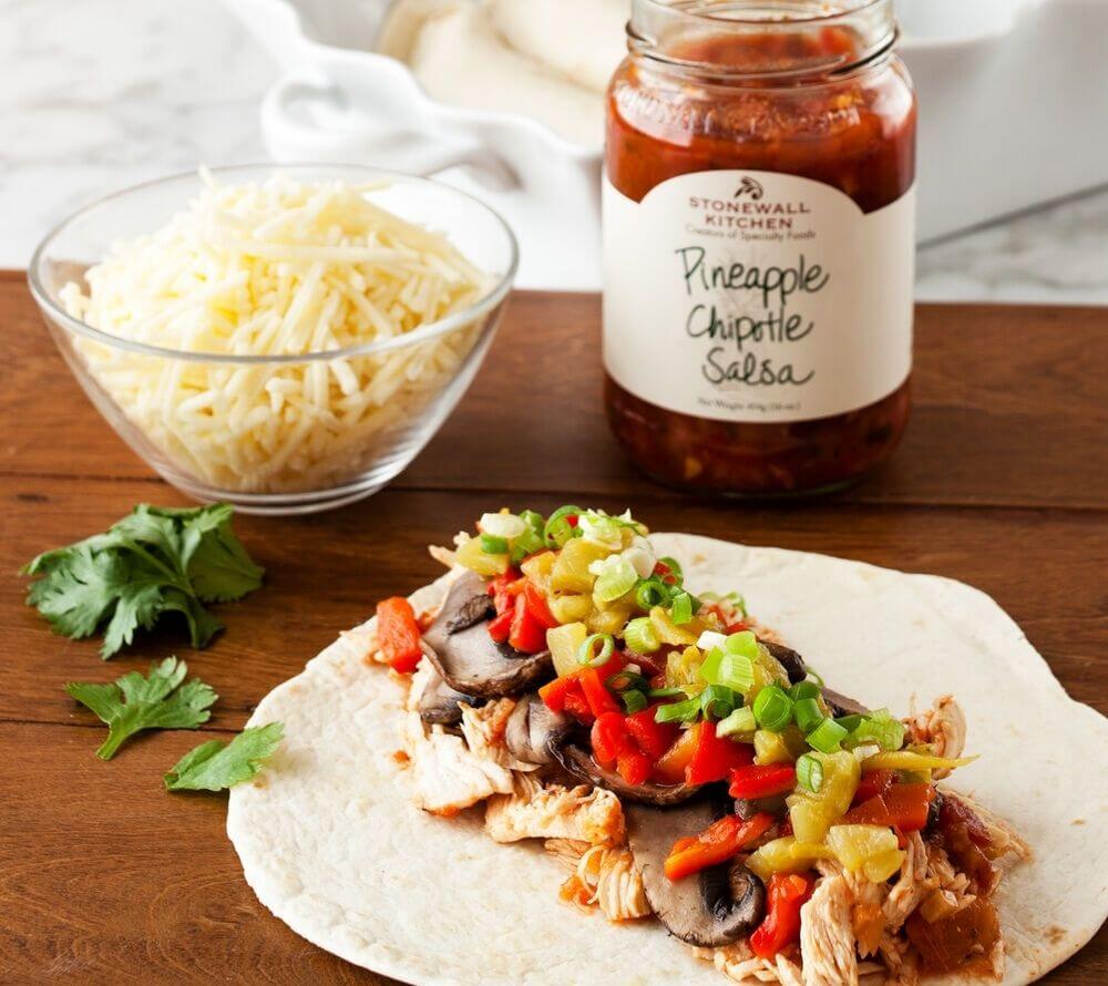 Pineapple Chipotle Salsa von Stonewall Kitchen kaufen | fruchtig-rauchiger Geschmack nach Ananas | Ideal für Hühnchen, Tacos und Quesadillas
