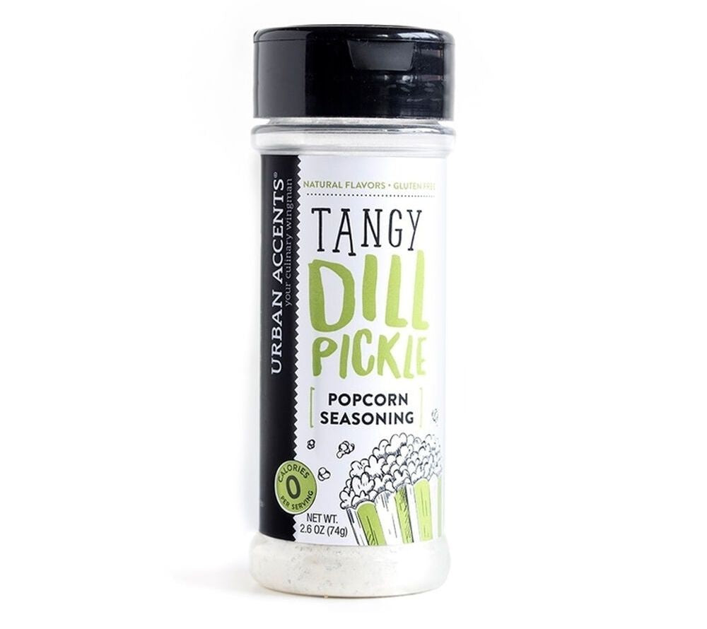Popcorngewürz Tangy Dill Pickle von Urban Accents kaufen | würzig, Knoblauch- und Kräutergeschmack | Perfekt für Popcorn, Chips, Maiskolben