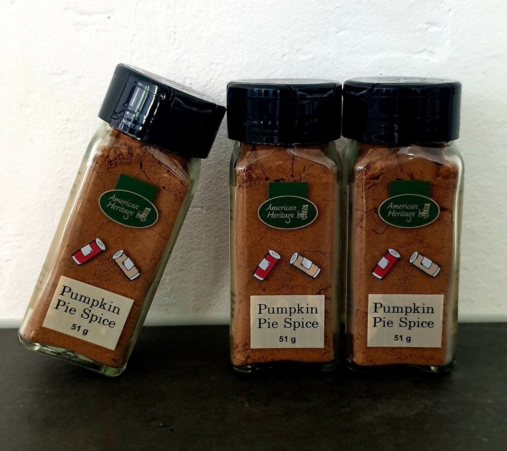 Pumpkin Pie Spice Gewürz von American Heritage kaufen | Gewürzmischung aus Muskat, Ingwer, Zimt und Nelken | Ideal für Pumpkin Spice Latte