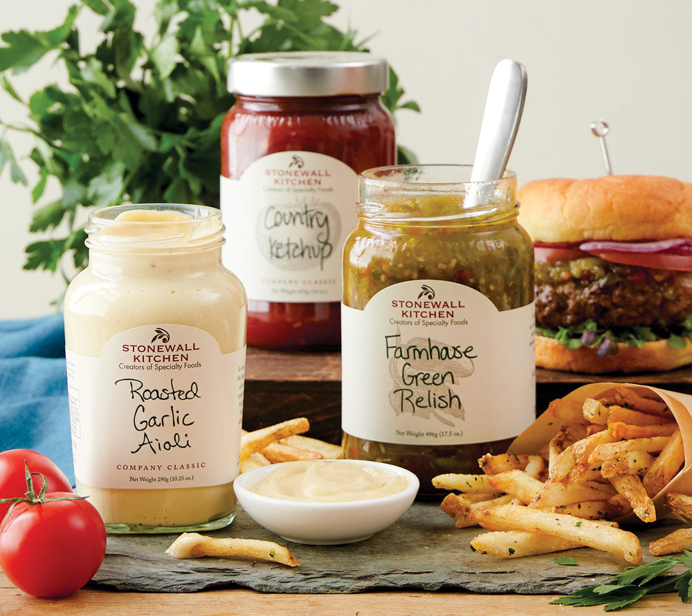 Roasted Garlic Aioli von Stonewall Kitchen kaufen | Bestseller | Intensiver Geschmack nach Knoblauch | Ideal zu Burger, Fleisch oder Sandwich