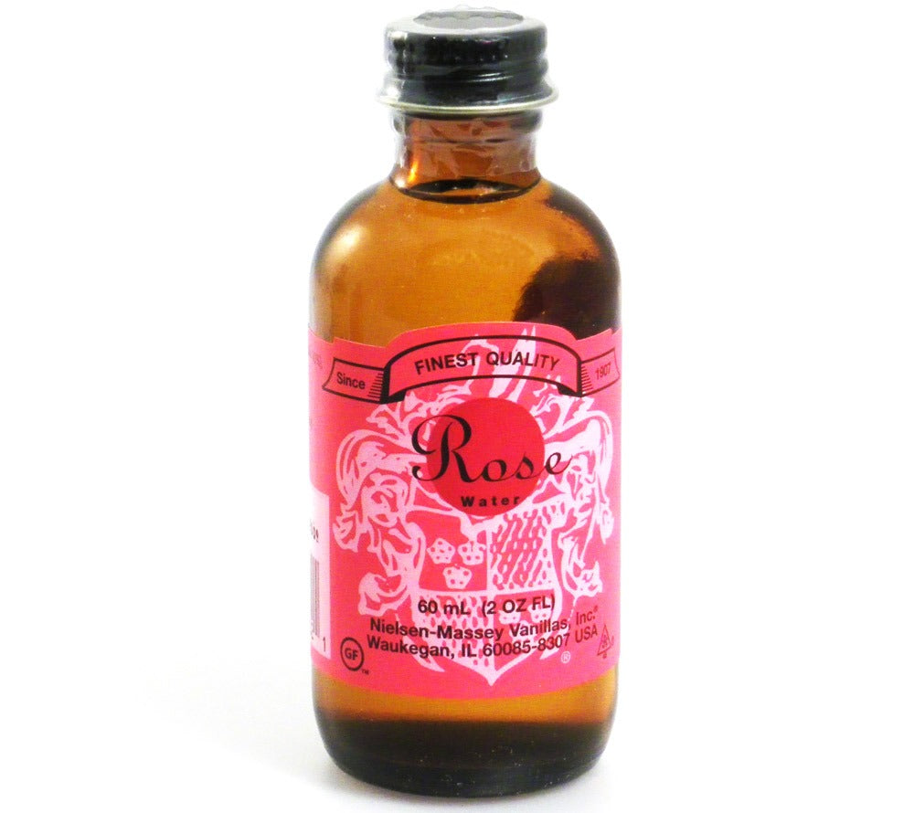 Rosenwasser-Extrakt von Nielsen-Massey kaufen | düß-duftend aus reinen Rosenblättern | Perfekt für nahöstliche, indische und griechische Gerichte