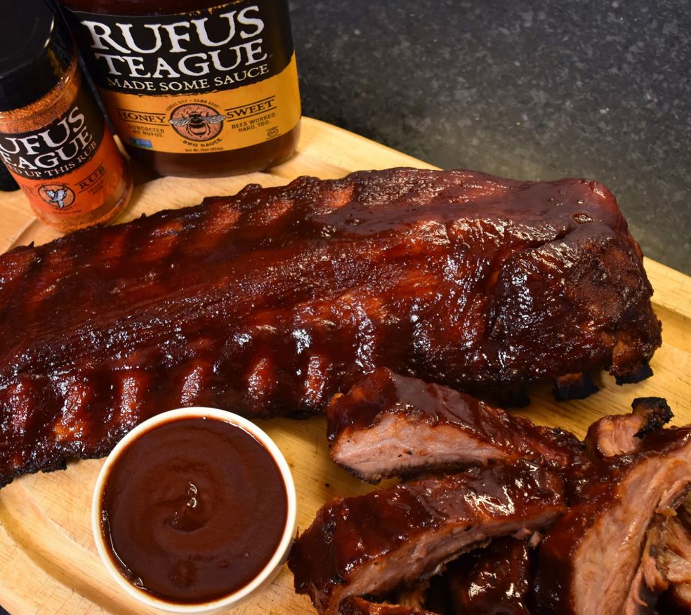 Spicy Meat Rub BBQ von Rufus Teague kaufen | Universelles scharfes Barbecuegewürz | Perfekt zu Schweine, Hähnchen, Rind oder Fisch