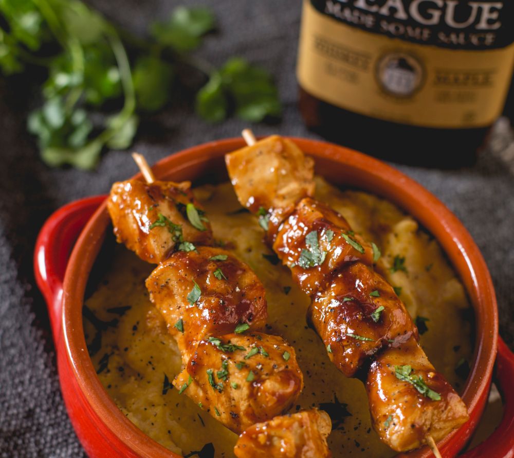 Whiskey Maple BBQ-Sauce von Rufus Teague kaufen | Barbecuesauce mit Whiskey und Ahornsirup | Perfekt zu Burger, Sandwiches oder zu Fleisch