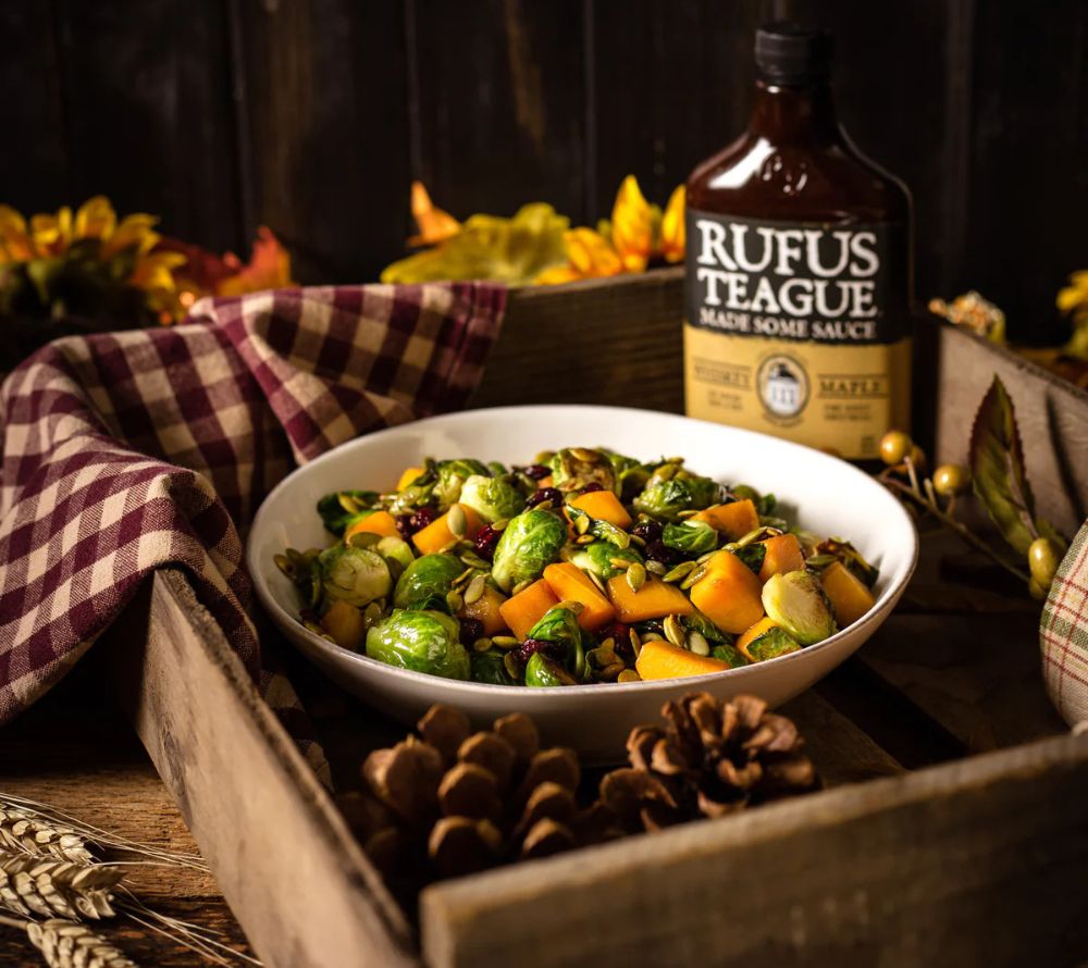 Whiskey Maple BBQ-Sauce von Rufus Teague kaufen | Barbecuesauce mit Whiskey und Ahornsirup | Perfekt zu Burger, Sandwiches oder zu Fleisch