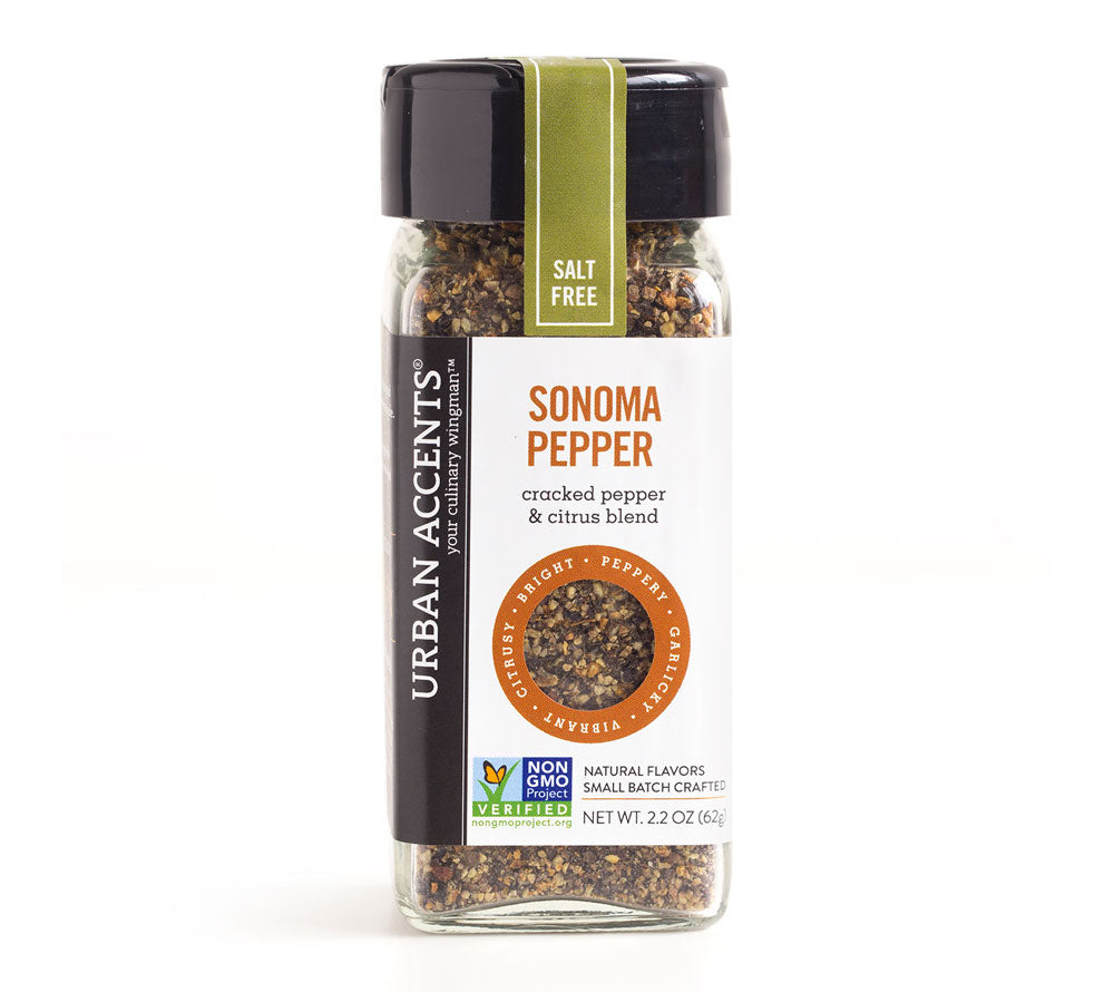 Sonoma Pepper Gewürz von Urban Accents kaufen | Gewürzmischung auf Tellicherry-Pfefferbasis | Perfekt für Fleisch, Gemüse und Salate
