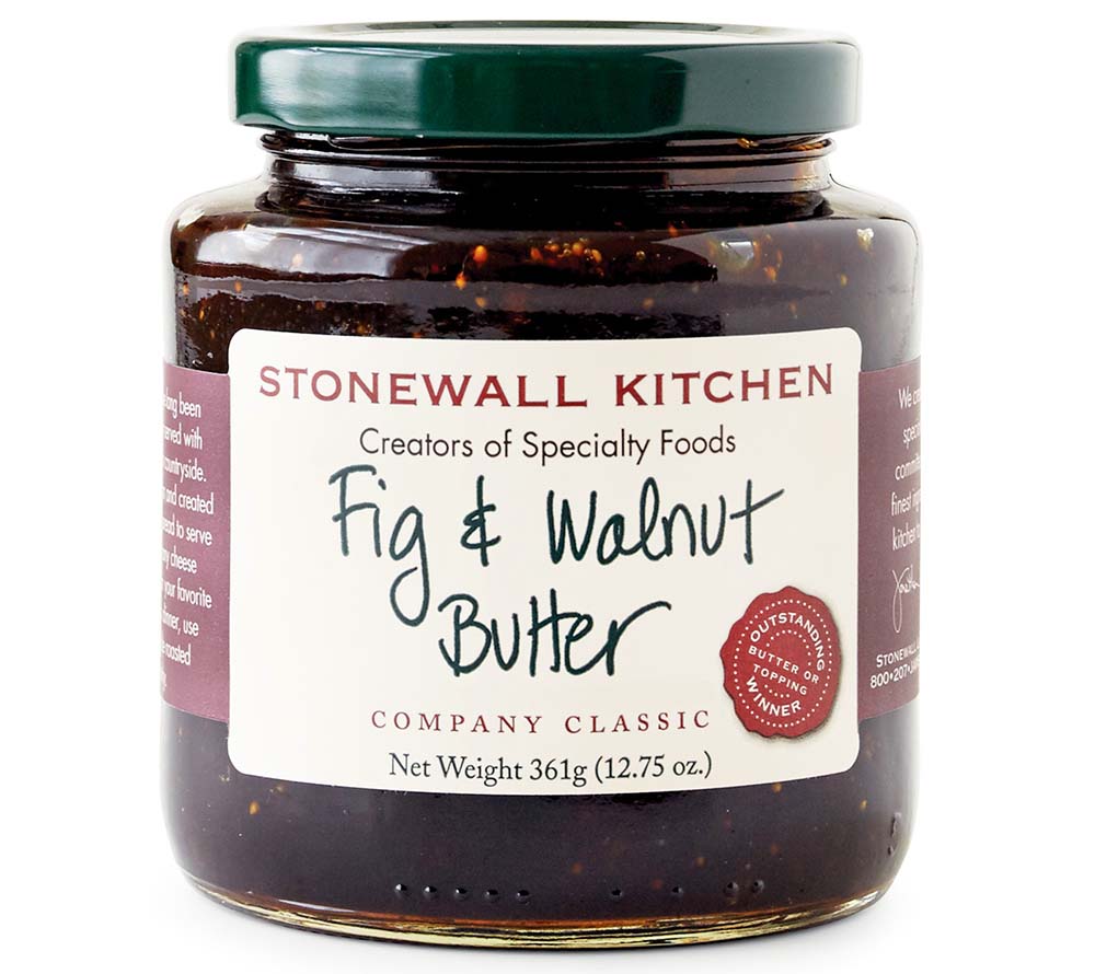 Fig & Walnut Butter von Stonewall Kitchen kaufen | süßer Geschmack von Feige und Walnuss | Passt perfekt zu Baguette mit Blauschimmelkäse