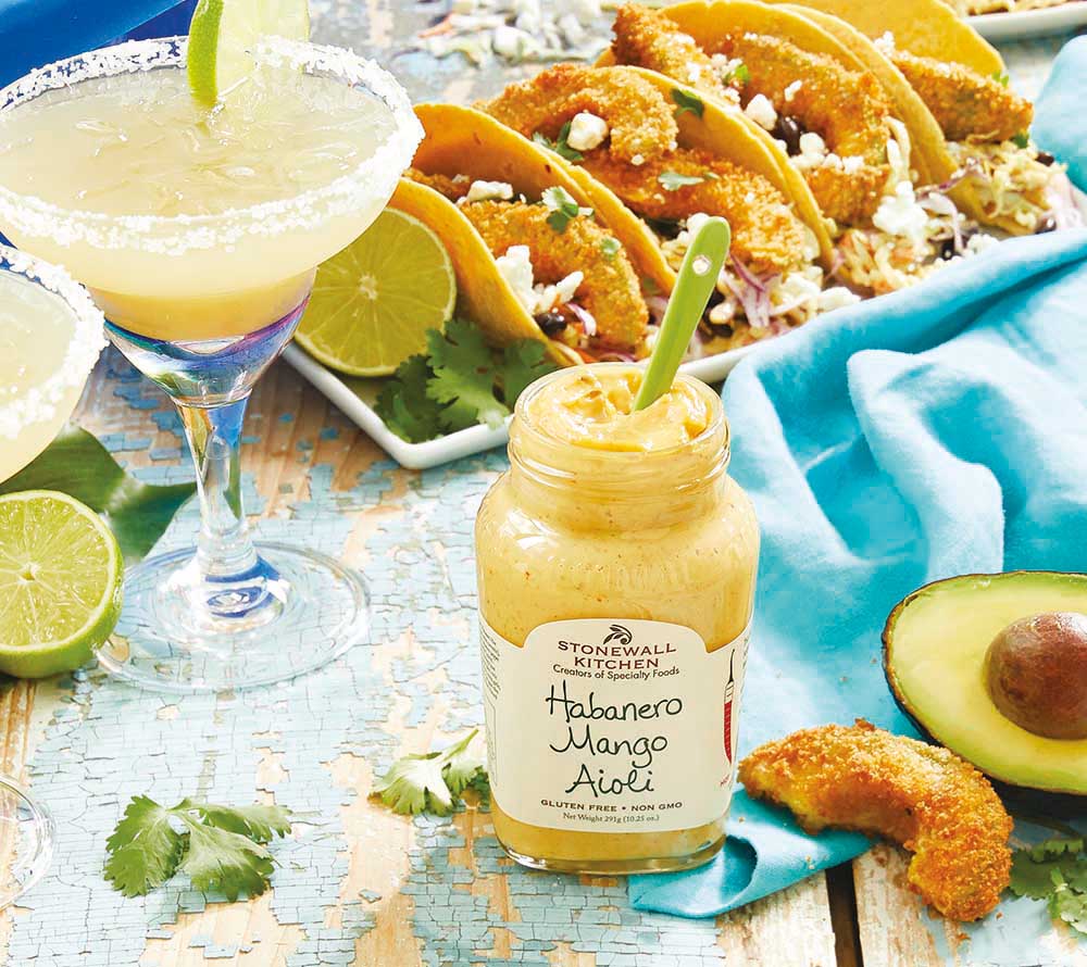 Habanero Mango Aioli von Stonewall Kitchen kaufen | Bestseller Aioli-Mayonnaise | Perfekt für BBQ, als Sandwich-Aufstrich oder Dip