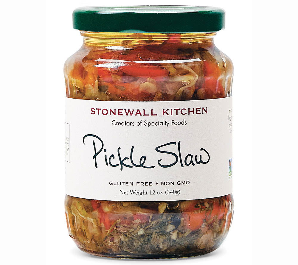 Pickle Slaw von Stonewall Kitchen kaufen | eingelegter, würziger Gemüsesalat | Perfekte Beilage zu BBQ, Hot Dogs, Burger und Sandwiches