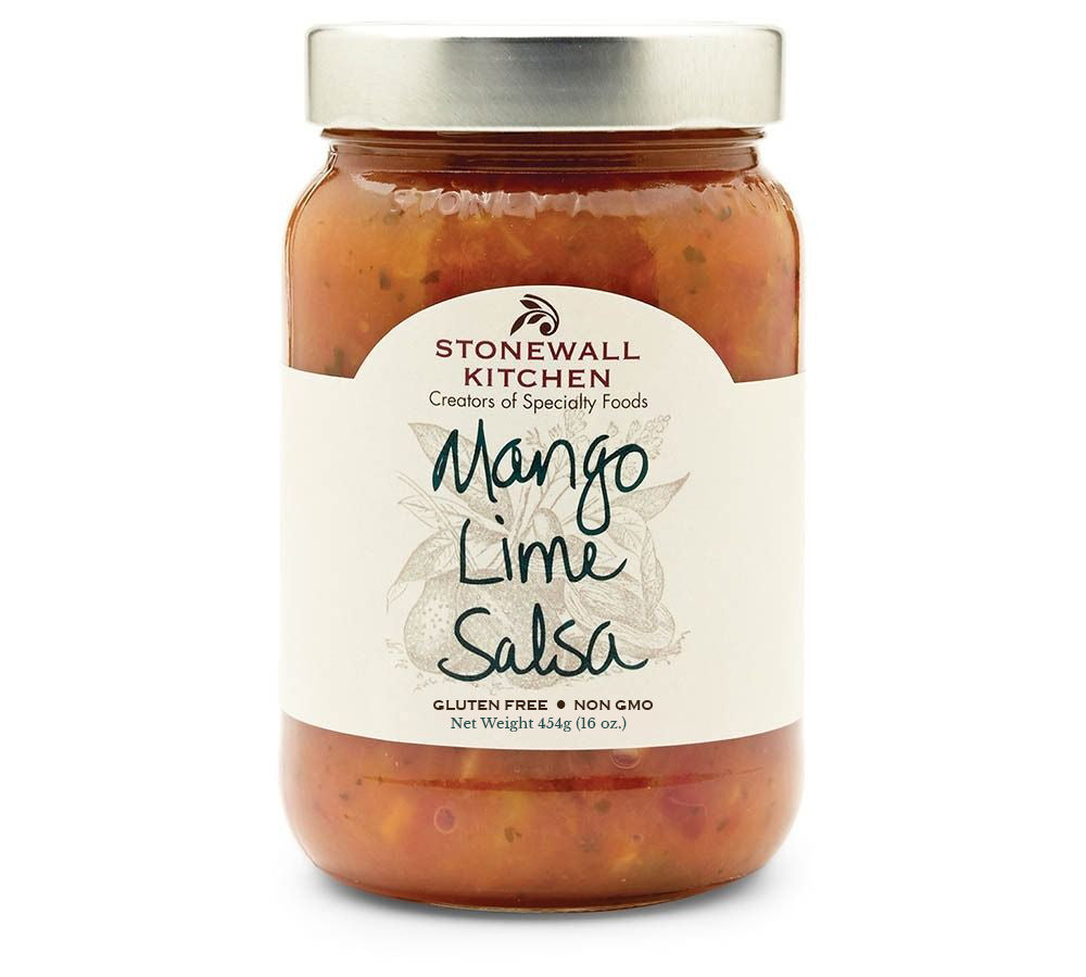 Mango Lime Salsa von Stonewall Kitchen kaufen | Fruchtig-scharfe Mix mit frischer Mango | Perfekt für Chips, Geflügel oder Fischgerichte