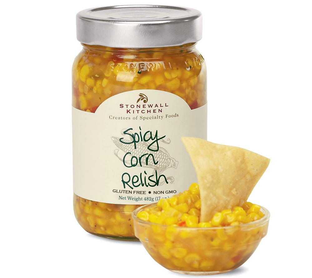 Spicy Corn Relish von Stonewall Kitchen kaufen | scharfe Beilage aus Mais, typisch mexikanisch | Perfekt für Hotdogs, Nachos und Tacos