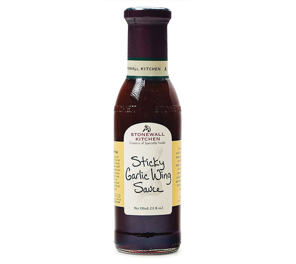 Sticky Garlic Wing von Stonewall Kitchen kaufen | Aus Sojasauce, braunem Zucker, Knoblauch und Ingwer | Perfekt zum Marinieren und Glasieren