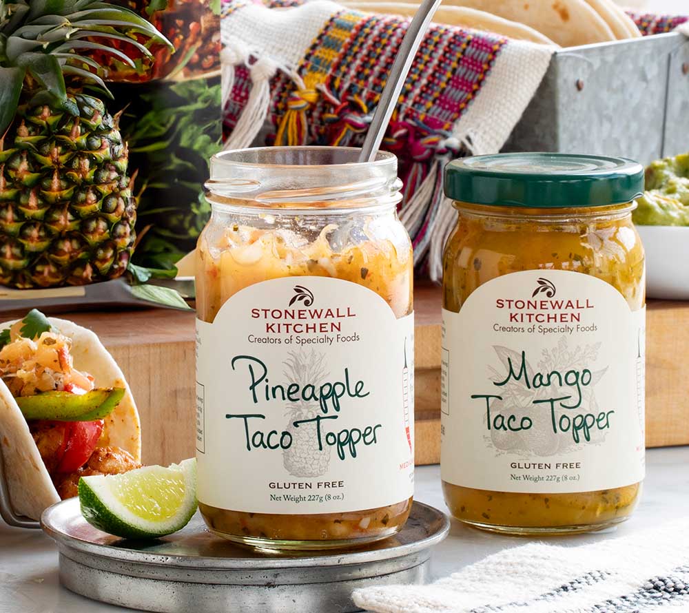 Pineapple Taco Topper von Stonewall Kitchen kaufen | fruchtig-exotischer Geschmack nach Mexico | Perfekt zum Dippen und als Topping für Tacos