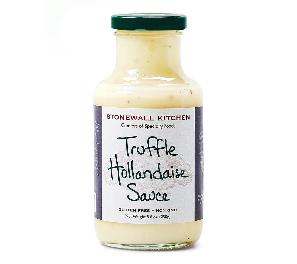 Hollandaise Sauce von Stonewall Kitchen kaufen | Klassiker als Gourmet-Variante verfeinert mit Trüffel | Perfekt zu Steak, Gemüse und Burger
