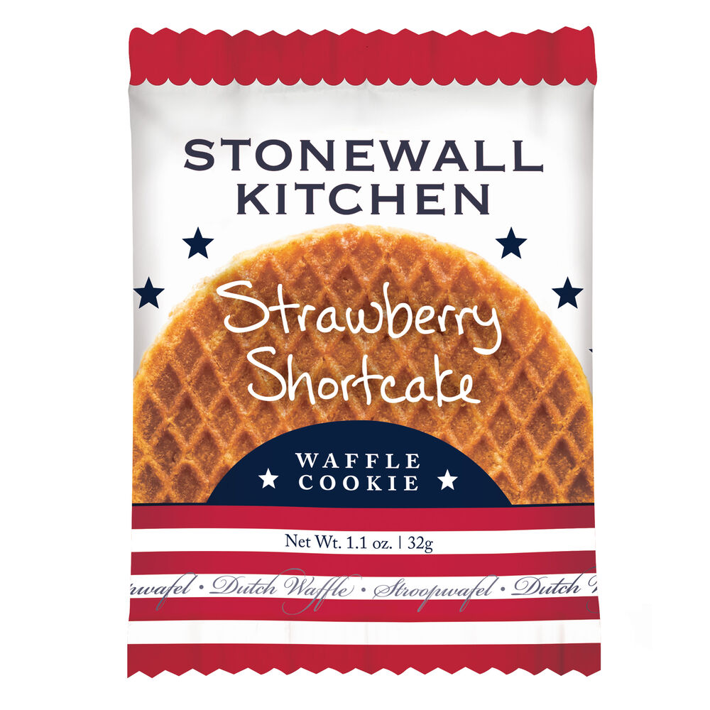 Strawberry Shortcake Waffle Cookie von Stonewall Kitchen kaufen | mit leckerer Erdbeerfüllung | Perfekt zu Kaffee oder Tee