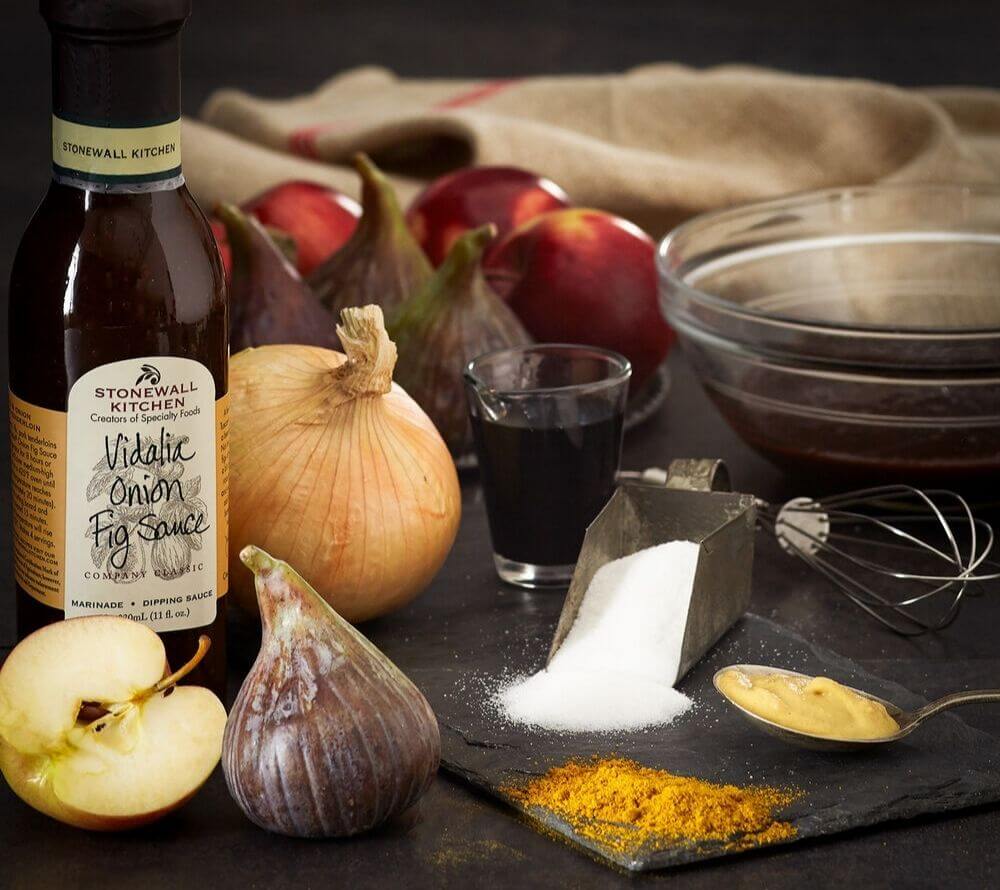 Vidalia Onion Fig Sauce von Stonewall Kitchen kaufen | fruchtig mit Feigen, milden Zwiebeln | Bestens geeignet zu Wild, Salat, Käse