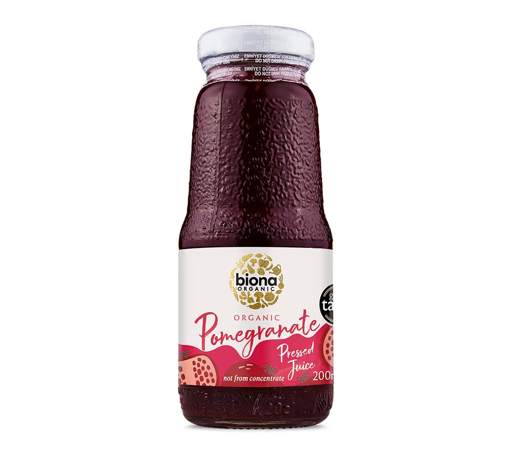 Pomegranate Juice von Biona kaufen | fruchtig-erfrischender Bio-Granatapfelsaft | Ideal zum Frühstück oder für Cocktails