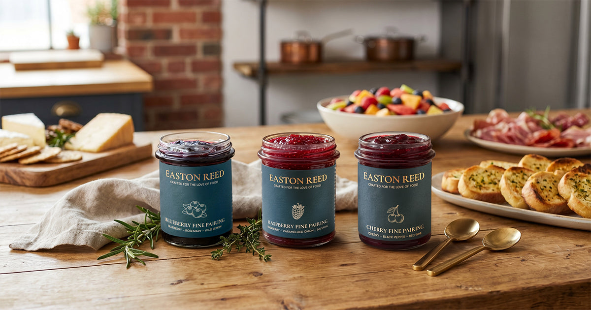 Frucht-Chutney kaufen, Chutney zu Käse, Chutney zum Grillen, Chutney für Käseplatte, Fine Pairing, Easton Reed, Feinkost Chutney, Chutney zu Brot, Chutney zu BBQ