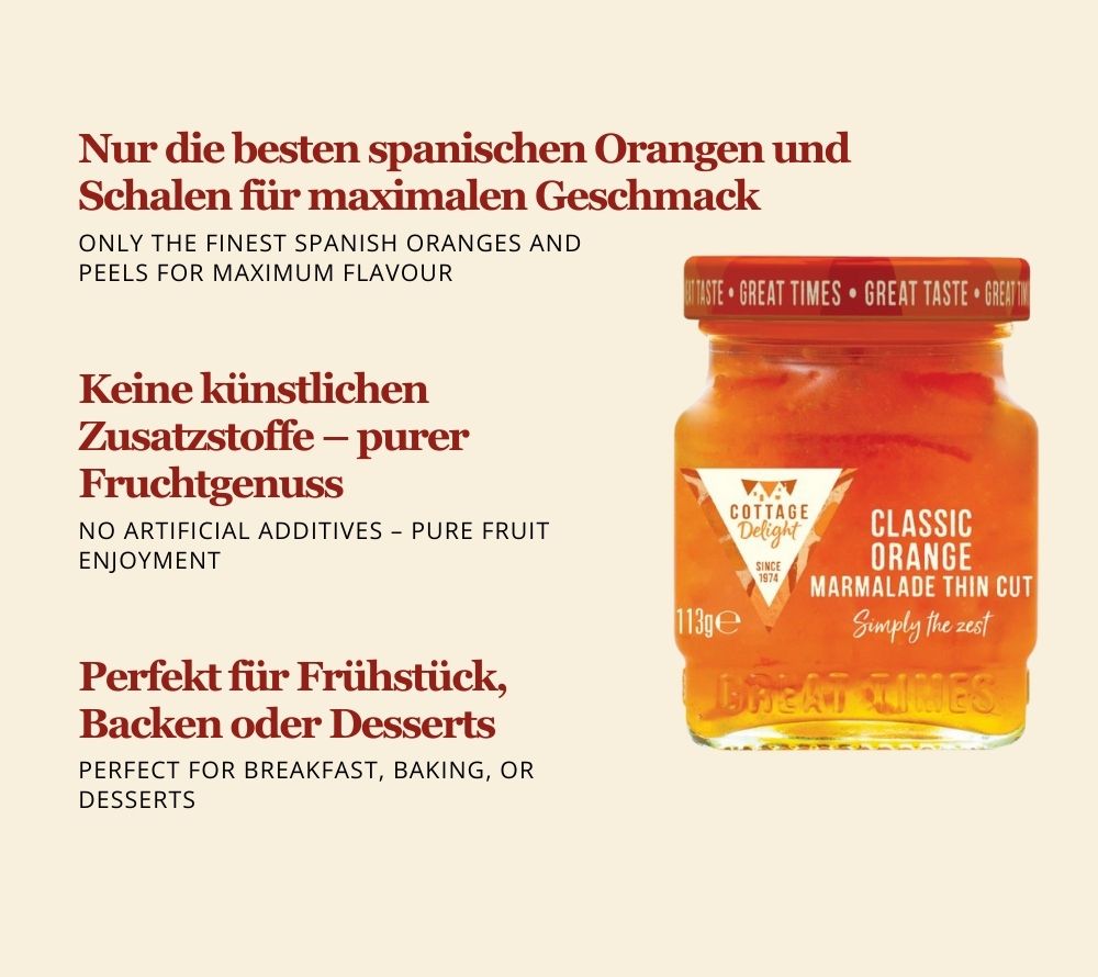 Saftige spanische Orangen & feinste Schale | Keine künstlichen Zusatzstoffe | Glutenfrei, Vegetarisch & Vegan | Europaweiter Versand | Jetzt bestellen!