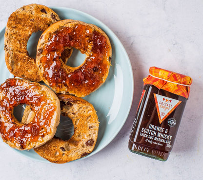 Orangenmarmelade mit Scotch Whisky | Spanische Orangen mit echtem schottischem Whisky | Glutenfrei, vegetarisch & ohne künstliche Zusatzstoffe | Jetzt bestellen!