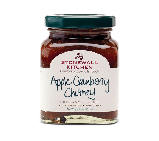 Apple Cranberry Chutney von Stonewall Kitchen kaufen | fruchtig-süßer Geschmack reifer Äpfel | Harmoniert mit Fleisch, Käse und Sandwiches