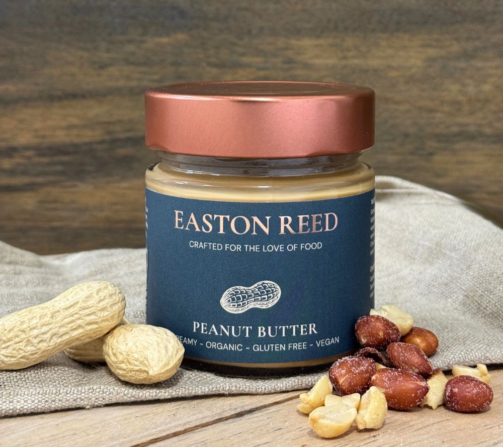 Easton Reed Peanut Butter online bei Ryan's Specialties kaufen – cremiger Genuss, 100 % Erdnüsse, perfekt für Brot, Porridge & Gourmet-Rezepte.