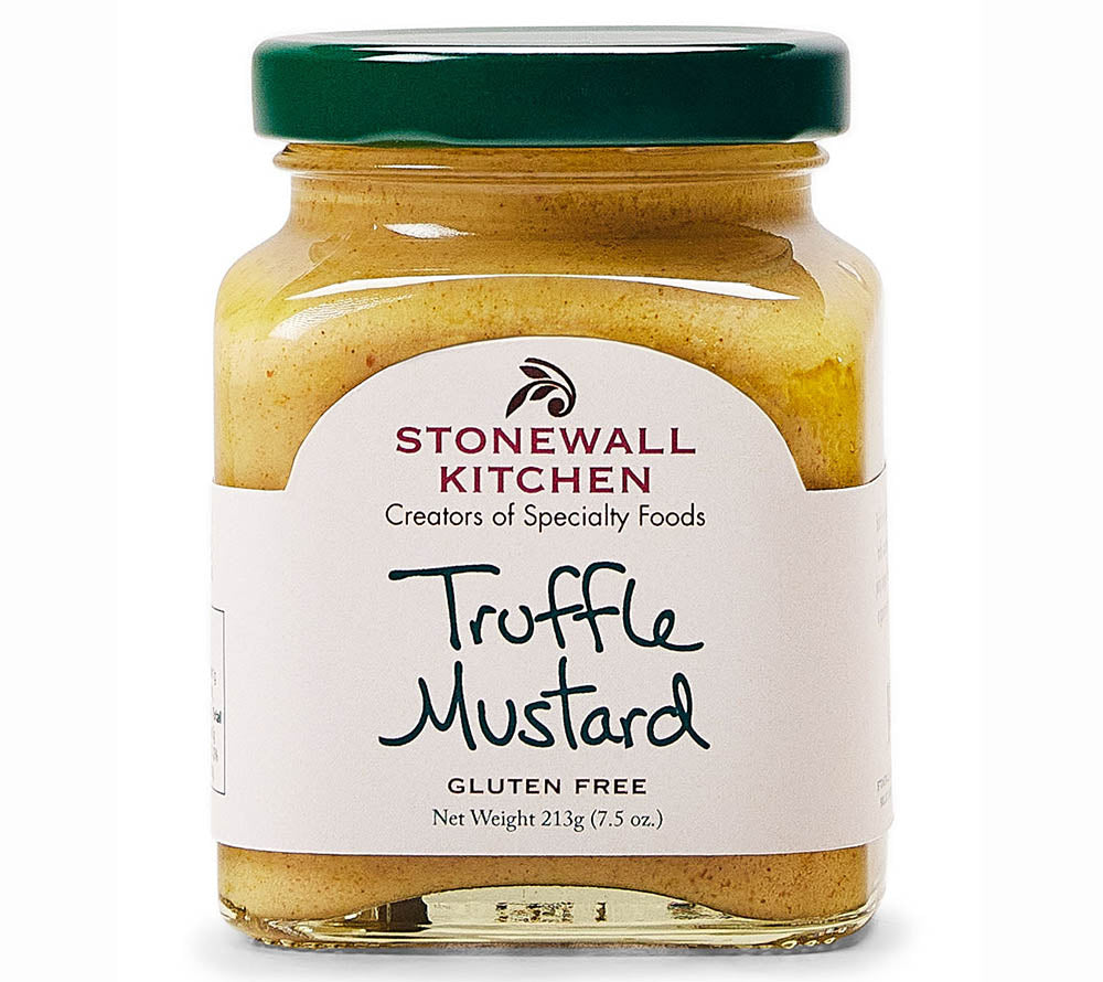 Truffle Mustard von Stonewall Kitchen kaufen | edel-aromatischer Senf mit Trüffelöl | Perfekt zu Burger, herzhafte Crepes oder als Dip 