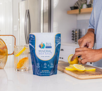 Baja Gold Mineral Sea Salt Fine Grind - Mineralisches Meersalz