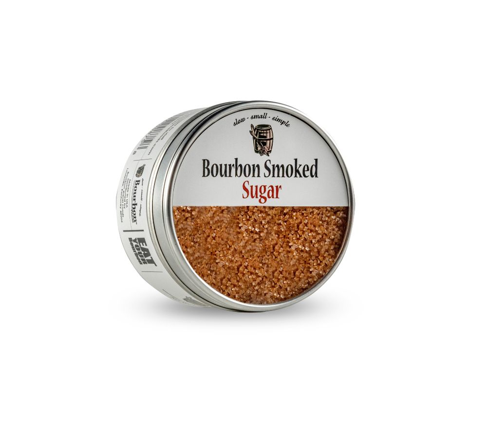 Bourbon Smoked Sugar - Zucker von Bourbon Barrel Foods kaufen | Geräucherter Zucker, Aroma von Eichenholz | Perfekt für Kuchen, Kekse, Cocktails