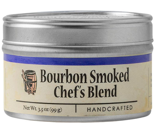 Bourbon Smoked Chef’s Blend online kaufen bei Ryan’s Specialties – rauchige Gewürzmischung aus Salz, Pfeffer & Paprika für Grill, Fleisch & Gemüse.