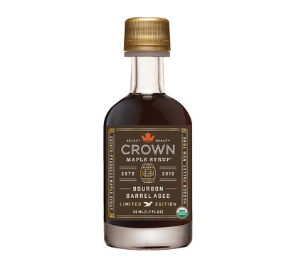 Crown Maple Bourbon Barrel Ahornsirup kaufen ☆ Bio-Qualität ☆ Für Pancakes, Waffeln und Desserts ☆ Mehr Sorten ☆ Jetzt probieren!