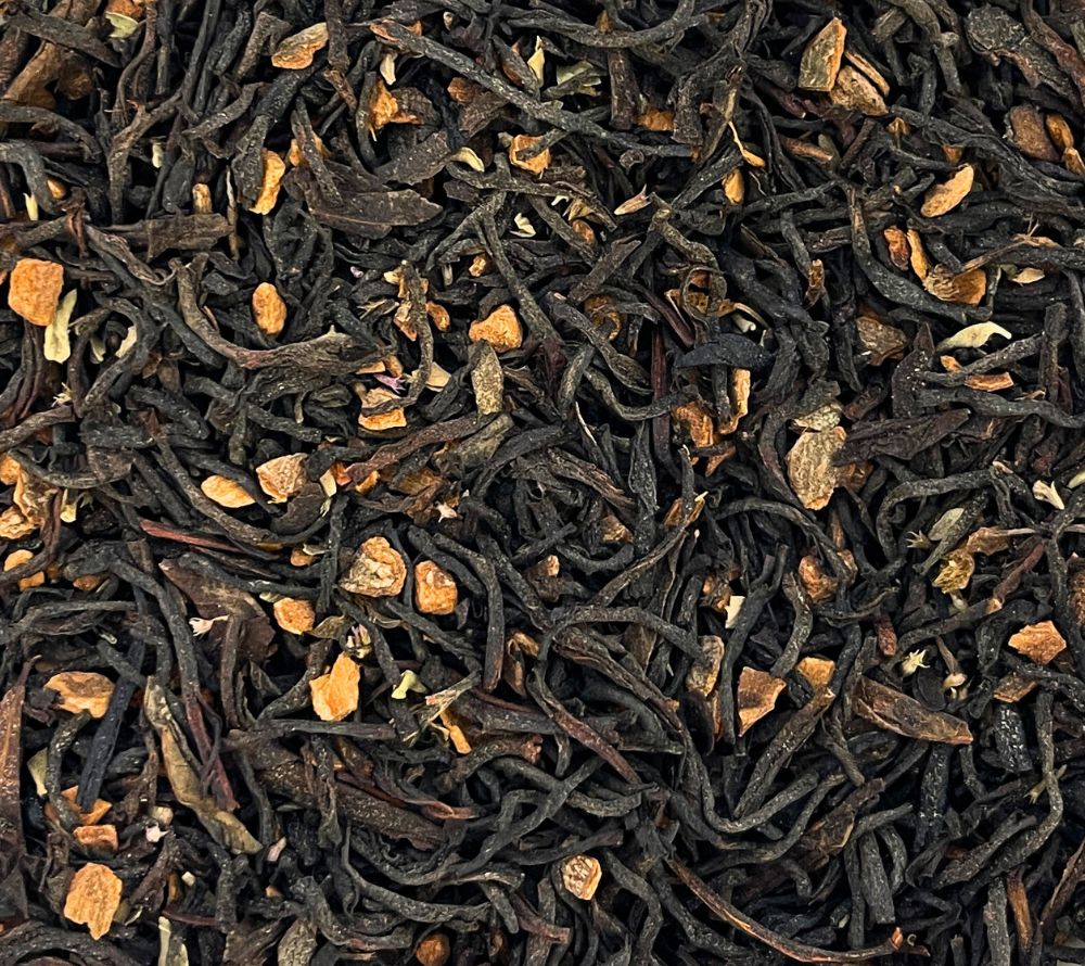 Everly Grace Christmas Cookies Tea – Bio-Rooibos mit Zimt, Ingwer & Kakaoschalen. Jetzt online kaufen & festliche Wintergenüsse genießen.