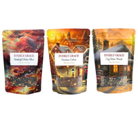 Winterliches Teeset von Everly Grace: Drei Bio-Tees mit würzigen, fruchtigen und weihnachtlichen Aromen für gemütliche Genussmomente und Geschenkideen.