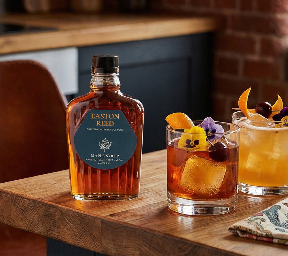 Premium Maple Syrup aus Québec: Amber Rich, natürlich süß, aromatisch und nachhaltig gewonnen. Perfekt für Frühstück, Backen, Drinks und herzhafte Gerichte.