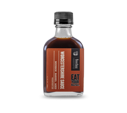 Worcestershire Sauce von Bourbon Barrel Foods kaufen | einzigartiger Geschmack, Reifung in Bourbon-Fässern | perfekt zum BBQ, Dressings, Dips 