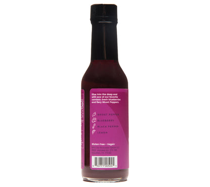 Ghost Pepper & Blueberry Hot Sauce von Bravado kaufen | Fruchtig-scharf mit Ghost Pepper und Blaubeere | Ideal zu Chicken Wings oder Pancakes