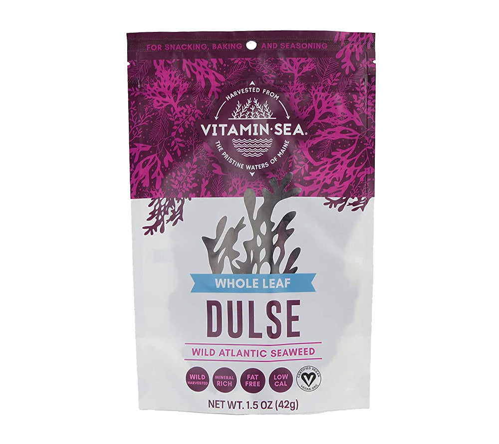 Dulse Seaweed Whole Leaf 1.5 oz  kaufen | Seetang von Vitamin Sea, ganze Blätter | Ideal als Basis für Suppen & Fonds