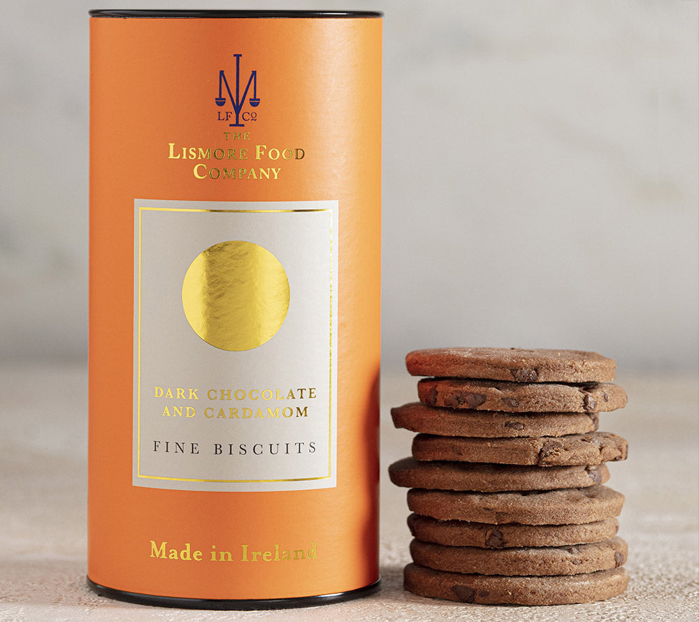 Dark Chocolate and Cardamom - Fine Biscuits von The Lismore Food Company