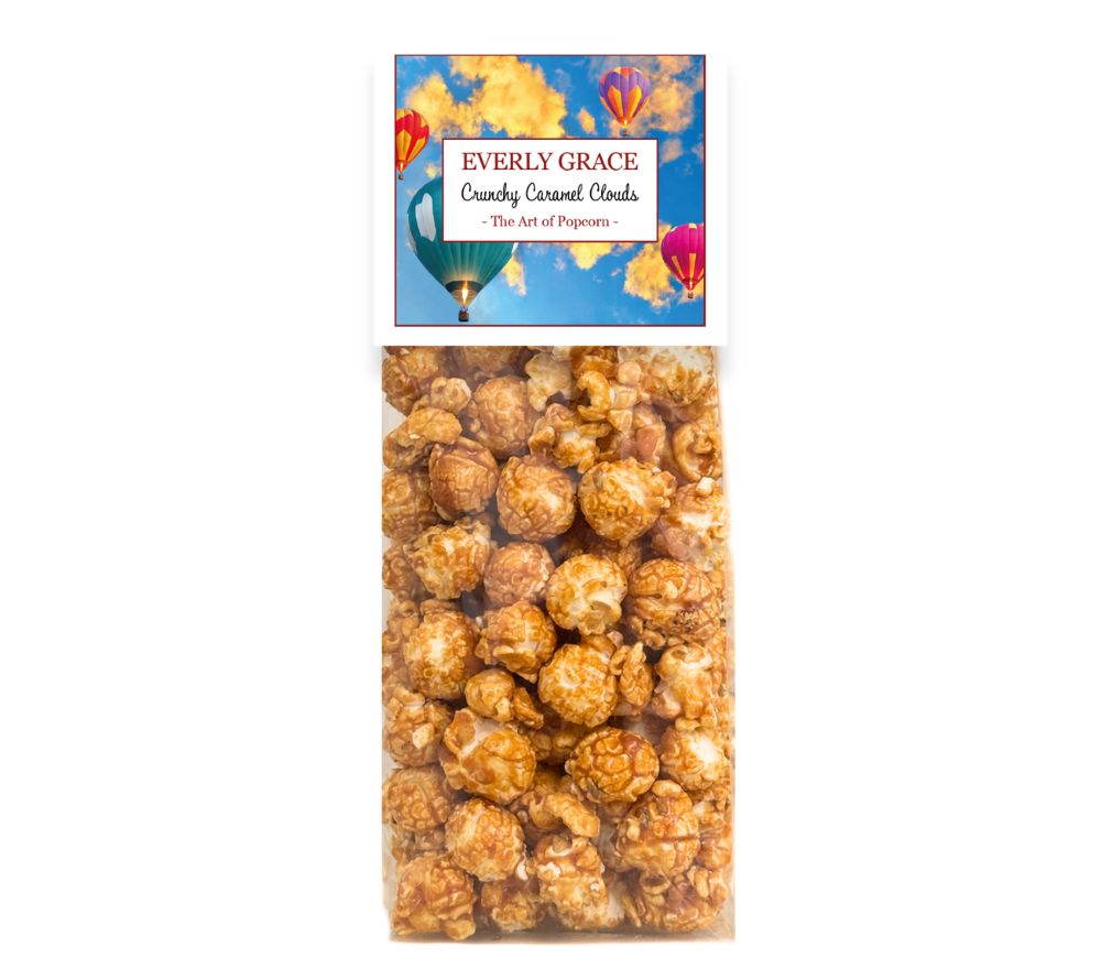 Crunchy Caramel Clouds Popcorn von Everly Grace in der 100 g Tüte